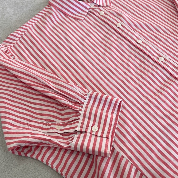 Gap Striped Oversized Button Down Size Medium - Picture 4 of 10